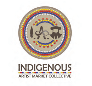 Logo for the Indigenous Artist Market Collective (I.A.M)
